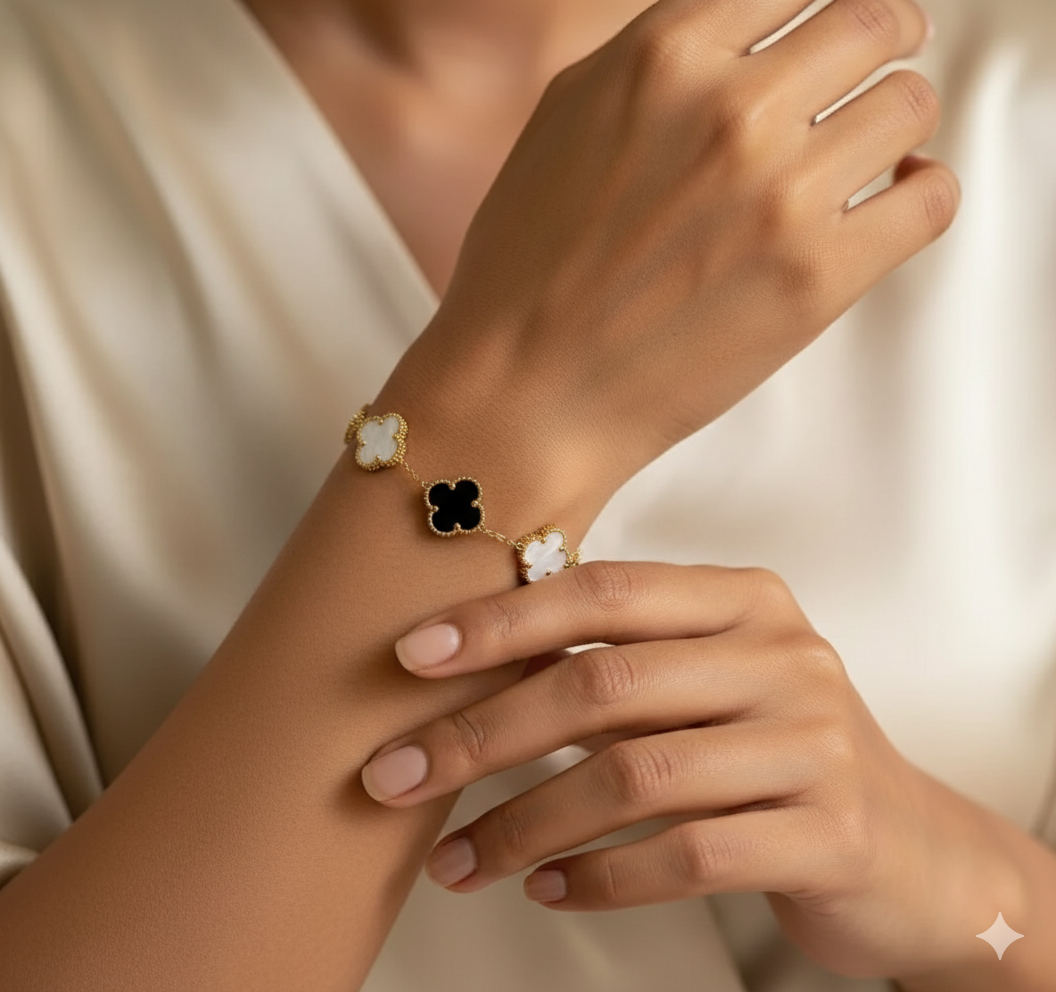 Sleek Multi-Stone Bracelet – Elegant & Radiant Design