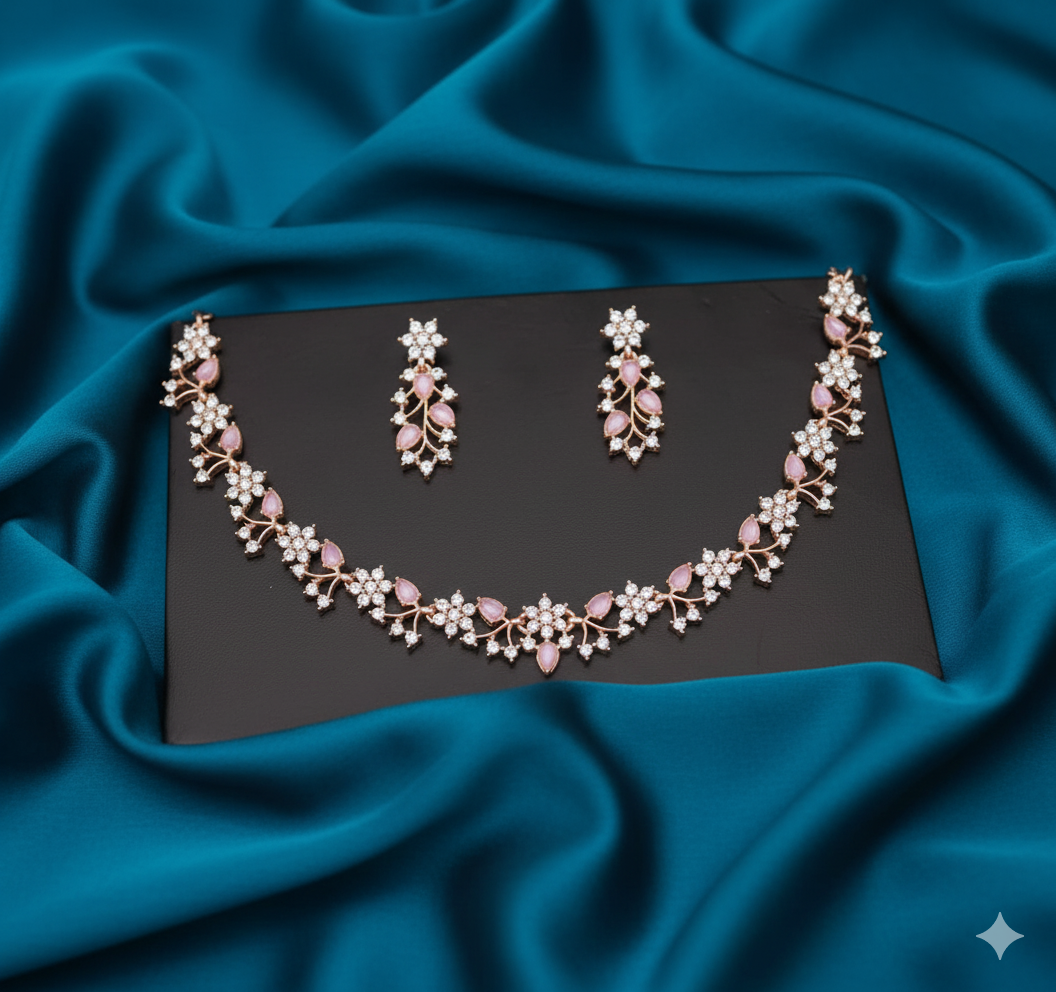 The Pink Petal Necklace