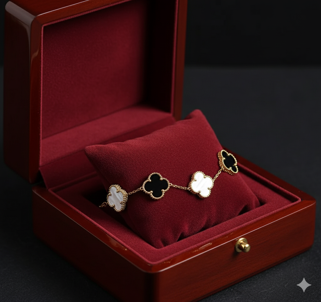 Sleek Multi-Stone Bracelet – Elegant & Radiant Design
