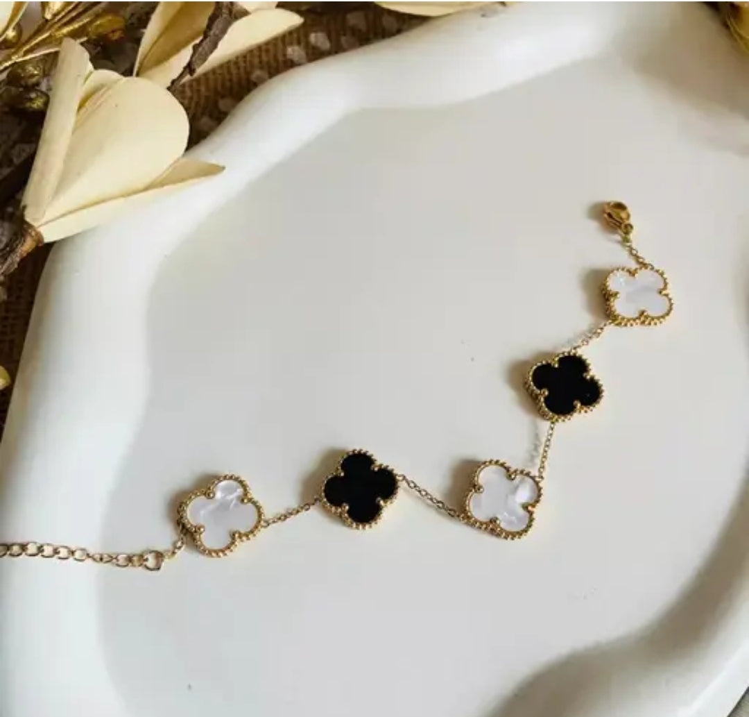 Sleek Multi-Stone Bracelet – Elegant & Radiant Design