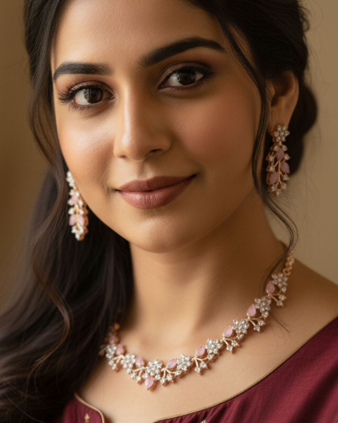 The Pink Petal Necklace